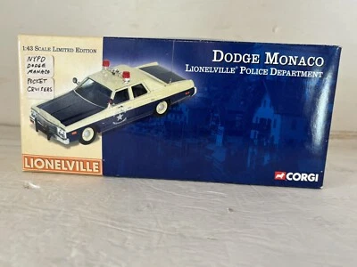 Corgi Classics 1/43 Dodge Monaco Lionelville Police Model Trains Limited Edition - Image 1 of 4