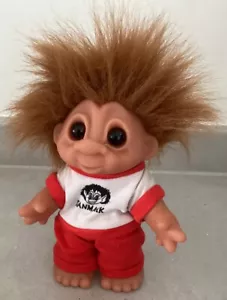 Troll coleccionable Danmark Dam 1988 en fantástico estado en ropa original - Imagen 1 de 9