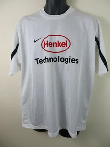 Herren Nike Fußball Shirt Fußball Trikot weiß Retro 90er 1990er Vintage Trikot 45/47 XL - Bild 1 von 5