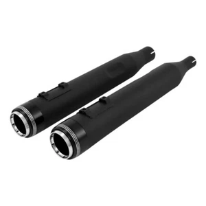 Black 4" Slip-On Straight Mufflers Exhausts Fit For Harley Touring 2017-2024 - Bild 1 von 9