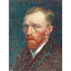 Van Gogh 1887 Self Portrait Oil Painting XL Canvas Art Print