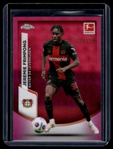 2023-24 Topps Chrome Bundesliga Magenta Refractor /399 Jeremie Frimpong - Bild 1 von 2