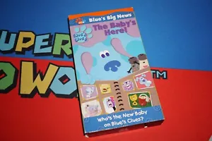 Blue's Big News Blue's Clues : The Baby's Here! (VHS Tape, 2001) - Rare! New! - Foto 1 di 12