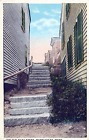 Marblehead Massachusetts The Old Alley Steps Postcard