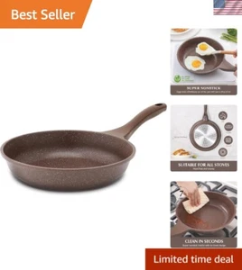 Heavy-Duty Nonstick Skillet - 9.5 Inch Granite Omelette & Pancake Pan, PFOA Free - Picture 1 of 10