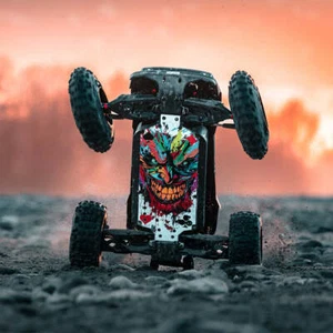 OUTCAST 8S EXB V1&V2 "JOKER CARD" chassis protector skin - Picture 1 of 7