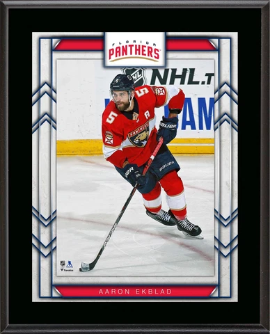 Aaron Ekblad Florida Panthers 10.5" x 13" Sublimated Player Plaque Cover