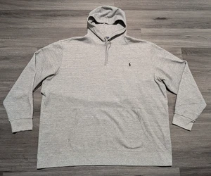 Polo Ralph Lauren Herren grau Kordelzug Pullover Hoodie Sweatshirt Gr. 3XLT - Bild 1 von 8