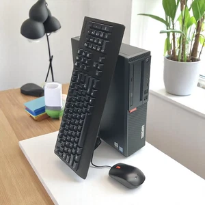 Lenovo Desktop Intel 6-Core i7 32GB RAM 1TB NVMe SSD WiFi M920s Windows 11 Pro - Picture 1 of 10