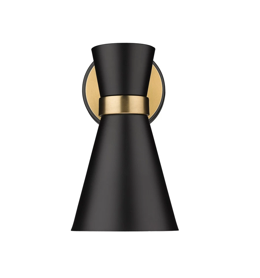 Z-Lite 728-1S-MB-HBR - Wall Sconces Indoor Lighting