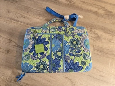 Bandolera Vera Bradley Cuerpo Duro Laptop Estación de Trabajo Verde Foto 1 de 4