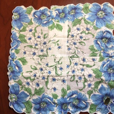 Pañuelo vintage, nuevo, pañuelo de mujer, floral. Foto 1 de 4