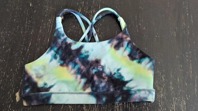 Sujetador deportivo Athleta Tie Dye niñas M 8-10 Foto 1 de 4