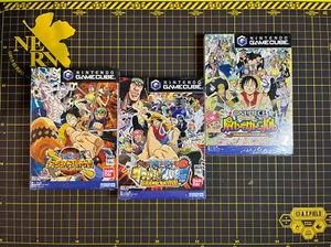 Lot 3 One Piece Grand Battle! Rush 3 & Pirates Carnival GameCube GCN New RARE - Picture 1 of 6