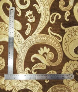 Box Shape Seat/Back Cover*Damask Chenille Chair 3D Cushion Case*Custom Size*Wk4 - Picture 1 of 26