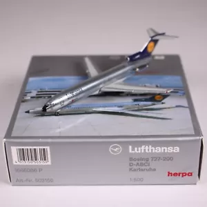 Herpa 503150 Lufthansa Boeing 727-200 D-ABCI 1:500 Model Airplane (403760) - Picture 1 of 4
