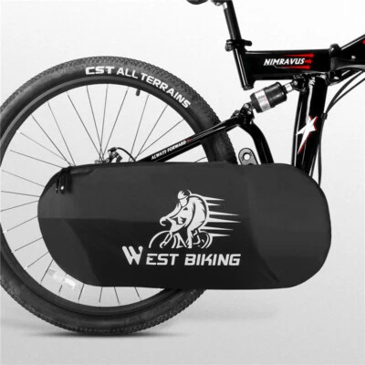 WEST BIKING Waterproof Duastproof Bicycle Sprocket Cover Chain Protective Cover - Image 1 of 4