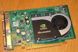 PCI-e CAD Grafikkarte GPU - Nvidia Quadro FX1700 - 512MB RAM  Dual DVI/ViVo - Afbeelding 1 van 3
