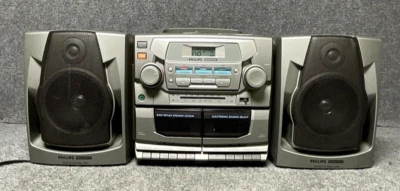 Philips Magnavox AZ2750 🎵 CD Radio Cassette w/ Bass Speakers - Image 1 of 4