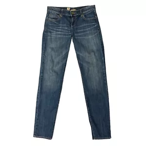 Kut From The Kloth Jeans Womens 2 Blue Denim Skinny Leg Stretch Mid Rise Zip Fly - Picture 1 of 12