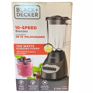 BLACK+DECKER Frullatore da banco 5 tazze 10 velocità 700 Watt con barattolo vetro a impulsi NUOVO - Foto 1 di 4