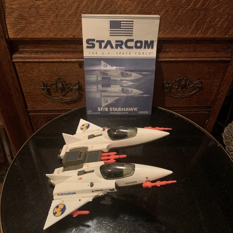 Vintage 1987 Coleco Star Com SF/B Star hawk - Complete! Cover