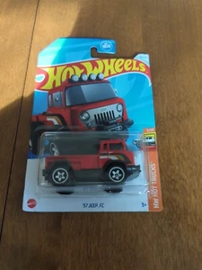Hot Wheels HW Hot Trucks '57 Jeep FC Red 68/250 - Picture 1 of 3