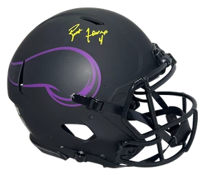 BRETT FAVRE AUTOGRAPHED MINNESOTA VIKINGS ECLIPSE AUTHENTIC SPEED HELMET BECKETT - Picture 1 of 1