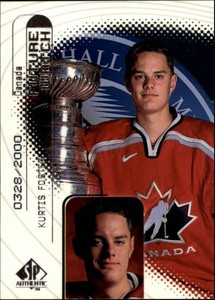 1998-99 SP Authentic #116 Kurtis Foster Rookie Hockey Card/2000