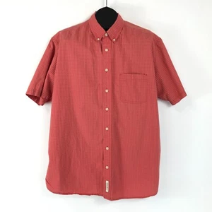 Eddie Bauer Cool Dry Short Sleeve Shirt Men's XL Tall Plaid Cotton Blend Outdoor - Picture 1 of 13