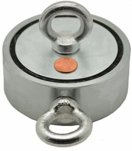 600 Pfund Doppelseitiger Rückholmagnet - Neodym Angeln Magnet - Bild 1 von 4