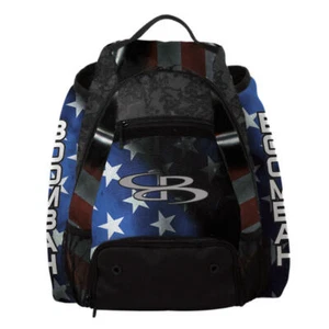 Boombah Prospect Baseball/Softball Backpack, Lightweight Bat Bag - USA Black Ops - Picture 1 of 6