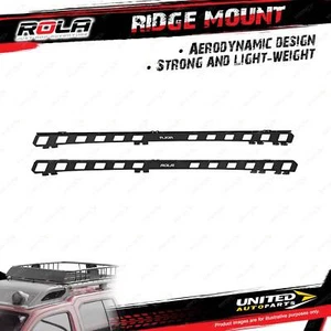 Rola Roof Rack Accessory Ridge Mounts for Toyota Fortuner 5D SUV 08/2015-On - Picture 1 of 2
