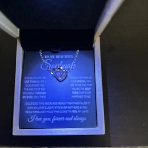 To My Soulmate Necklace - Love Of My Life, Interlocking Hearts Necklace, Holiday - Picture 1 of 1