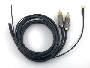 Technics SL 1210 MK2 Turntable Cable Record Player Rca Phono With Mass, 59 Inch - Picture 1 of 12
