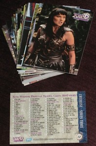 Xena Warrior Princess Topps Series 3 - 72 Card Base Set Free Shipping !