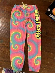 Justice Sleep Pink Tie Dye Jogger Pajama Pants Size Youth Large 12 - Picture 1 of 5