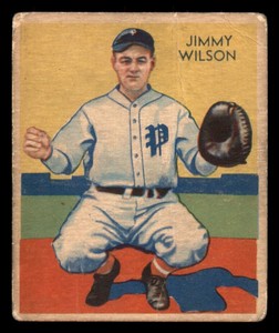 1934 National Chicle Diamond Stars R327 Jimmy (Jimmie) Wilson 1935 #22 Fair