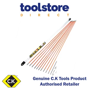 C. K Tools T5410 MightyRod Cable Rod Set 10m - Picture 1 of 6
