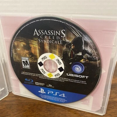 Assassin's Creed Syndicate Sony Playstation 4 PS4 Ubisoft Disk Only. No Case - Image 1 of 3