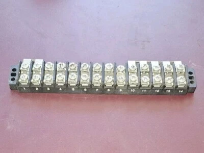 Magnum TB2 Terminal Block Double Row 14 Pole 7" - Used - Image 1 of 2