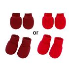 Baby Soft Cotton Gloves Foot Covers Set Anti Scratching Mittens Socks Gloves