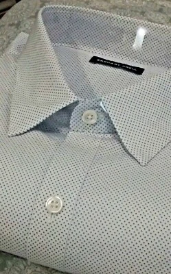 NUEVO CON ETIQUETAS ZACHARY PRELL Para hombres Talla XL Camisa Manga Larga Con Botones, Como Diamantes Foto 1 de 4