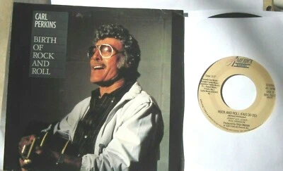 CARL PERKINS * 45 * Birth Of Rock And Roll * 1986 * USA ORIGINAL ROY ORBISON PS - Image 1 of 4