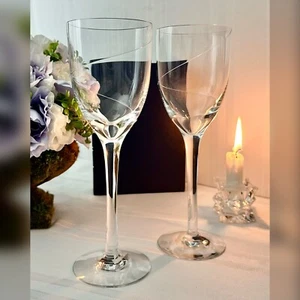 Copas de vino Kosta Boda Line Claret transparentes vintage Kosta Boda vaso soplado - 2 - Imagen 1 de 11