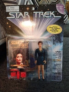 1995 Star Trek TNG Playmates VASH Action Figure + Skybox Trading Card MPN #6429 - Picture 1 of 8