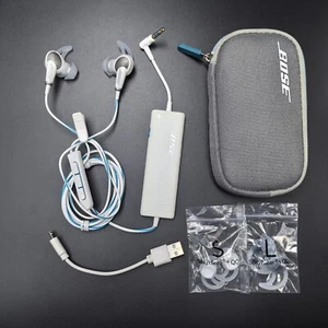 Bose QuietComfort 20 Headphone Noise Cancelling QC20 Earbuds White For iOS - Picture 1 of 8