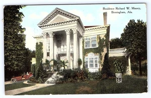 Residence Richard W Massey Birmingham Alabama Postcard D702 - Picture 1 of 2