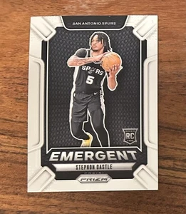2024-25 Panini Prizm - Emergent Stephon Castle #29 Silver Prizm (RC) - Bild 1 von 2