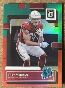 2022 Donruss Optic Preview Trey McBride #P-337 Rosso Verde Prizm Rated Rookie RC - Foto 1 di 2